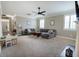 Spacious living room with sectional sofa and fireplace at 9504 Markley Blvd, Summerville, SC 29485