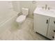 Updated bathroom featuring a vanity, toilet, and bathtub at 101 Brien, Walterboro, SC 29488