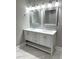 Elegant bathroom with double vanity, marble countertops, and large mirrors at 104 Del Ray Dr, Walterboro, SC 29488