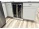 Built-in wine cooler in a stylish kitchen with granite countertops at 104 Del Ray Dr, Walterboro, SC 29488