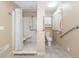 Accessible bathroom with walk-in shower and toilet at 108 Fairway Dr, Summerville, SC 29483