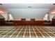 Large bonus room with wood paneling and plaid carpet at 108 Fairway Dr, Summerville, SC 29483