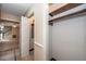 A simple closet with shelves and hanging rod at 108 Fairway Dr, Summerville, SC 29483