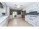 View of kitchen with white cabinets and tile flooring at 108 Fairway Dr, Summerville, SC 29483