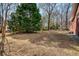 Private backyard with mature trees and grassy area at 1111 Barrett Rd, Charleston, SC 29407