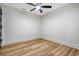 Bedroom with wood flooring and ceiling fan at 1111 Barrett Rd, Charleston, SC 29407