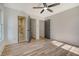 Bedroom with hardwood floors and access to bathroom and closet at 1111 Barrett Rd, Charleston, SC 29407