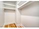 White closet with shelves and a hanging rod at 1111 Barrett Rd, Charleston, SC 29407