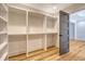 Large walk-in closet with shelving and hanging rods at 1111 Barrett Rd, Charleston, SC 29407