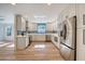Modern kitchen featuring stainless steel appliances and light cabinets at 1111 Barrett Rd, Charleston, SC 29407