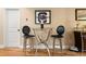 Finished basement with bar area and two barstools at 1240 Fairmont Ave # 1, Mount Pleasant, SC 29464