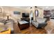Spacious living room offering hardwood floors and open concept at 1240 Fairmont Ave # 1, Mount Pleasant, SC 29464