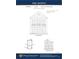 3 bed, 2.5 bath home floor plan showcasing the Bowen floor plan from Dream Finders Homes at 2129 Blue Bayou Blvd, Johns Island, SC 29455