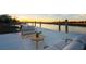 Relaxing waterfront dock with seating, perfect for enjoying sunsets at 222 Haddrell St, Mount Pleasant, SC 29464