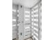 Private outdoor shower with white wooden privacy walls at 222 Haddrell St, Mount Pleasant, SC 29464