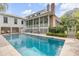 Stunning pool area and spacious backyard at 222 Haddrell St, Mount Pleasant, SC 29464