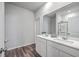 Bathroom with double vanity and a walk-in shower at 286 W Bradford Pointe Dr, Summerville, SC 29486