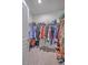 Large walk-in closet with ample hanging space and shelving at 286 W Bradford Pointe Dr, Summerville, SC 29486
