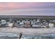 Beachfront community at sunset, aerial view at 309 Palmetto Blvd, Edisto Island, SC 29438