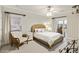 Cozy bedroom featuring a wicker bed frame and ocean views at 309 Palmetto Blvd, Edisto Island, SC 29438