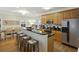 Kitchen with stainless steel appliances and granite countertops at 309 Palmetto Blvd, Edisto Island, SC 29438