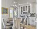 Charming breakfast nook with round table and view to backyard at 6411 China Back Ln, Meggett, SC 29449