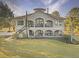 Luxury home with expansive back patio and outdoor entertaining area at 6411 China Back Ln, Meggett, SC 29449