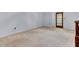 Empty bedroom with carpeted floor and double doors leading to a closet at 820 Pineneedle Way, Charleston, SC 29492