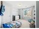 bedroom featuring built-in shelving and playful decor at 9159 Parlor Dr, Ladson, SC 29456