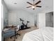 Main bedroom with ensuite bathroom and home gym area at 9159 Parlor Dr, Ladson, SC 29456
