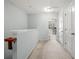 Upstairs hallway with access to bedrooms and bathroom at 9159 Parlor Dr, Ladson, SC 29456