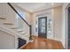 Bright entryway with hardwood floors and a view to the street at 929 Rutledge Ave, Charleston, SC 29403