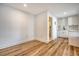 Small galley kitchen with white shaker cabinets and quartz countertops at 929 Rutledge Ave, Charleston, SC 29403