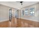 Bright office with hardwood floors, French doors, and large windows at 929 Rutledge Ave, Charleston, SC 29403