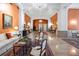 Grand lobby with elegant furnishings and high ceilings at 1 King St # 503, Charleston, SC 29401