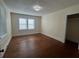 Simple bedroom with hardwood floors and closet at 109 Quaker Rd, Saint George, SC 29477
