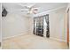 Bright bedroom with carpet and ceiling fan at 116 Eagle Dr, Summerville, SC 29485