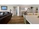 Casual dining area with view into living room and kitchen at 1308 Palmetto Blvd Blvd, Edisto Beach, SC 29438