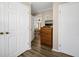 Hallway with dresser and access to other rooms at 1308 Palmetto Blvd Blvd, Edisto Beach, SC 29438