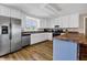 Spacious kitchen with breakfast bar and view at 1308 Palmetto Blvd Blvd, Edisto Beach, SC 29438
