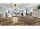 Kitchen with granite countertop and island at 1308 Palmetto Blvd Blvd, Edisto Beach, SC 29438