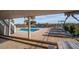 Inviting pool area with lounge chairs and a pergola at 1308 Palmetto Blvd Blvd, Edisto Beach, SC 29438