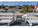 White wooden stairs leading to beach house at 1308 Palmetto Blvd Blvd, Edisto Beach, SC 29438