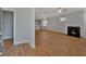 Bright entryway with hardwood floors leading to the living room at 131 Cantona Dr, Summerville, SC 29483