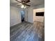 Bedroom with wood-look flooring and ceiling fan at 139 Blue Jasmine Ln, Summerville, SC 29483