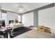 Spacious bedroom with queen bed and ample floor space at 14 Lockwood Dr # 6H, Charleston, SC 29401