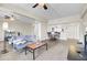 Open living space with hardwood floors and dining area at 14 Lockwood Dr # 6H, Charleston, SC 29401