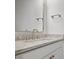 Modern bathroom with floating vanity and gold accents at 1461 Lieben Rd, Mount Pleasant, SC 29466