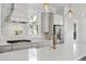 Gourmet kitchen with gas cooktop and large island at 1461 Lieben Rd, Mount Pleasant, SC 29466