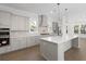 Modern kitchen with large island and stainless steel appliances at 1461 Lieben Rd, Mount Pleasant, SC 29466